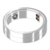 5908235978697 MR100-9/60 SILVER MAXCOM MR100 ANILLO ACERO  9/60 SILVER