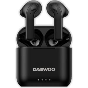 Auriculares Bluetooth Daewoo DW2020 con estuche de carga/ Autonomía 5h/ Negros 8436533799067 DW2020