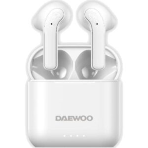 Auriculares Bluetooth Daewoo DW2021 con estuche de carga/ Autonomía 5h/ Blancos 8436533799074 DW2021