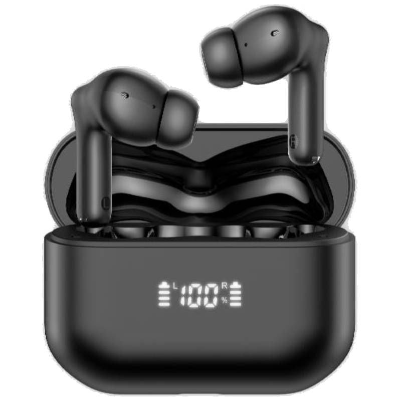 Auriculares Bluetooth Daewoo DW2022 con estuche de carga/ Autonomía 5h/ Negros 8436533799081 DW2022