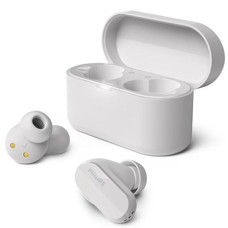 Auriculares Bluetooth Philips TAT3508WT con estuche de carga/ Autonomía 7h/ Blancos 4895229131613 TAT3508WT