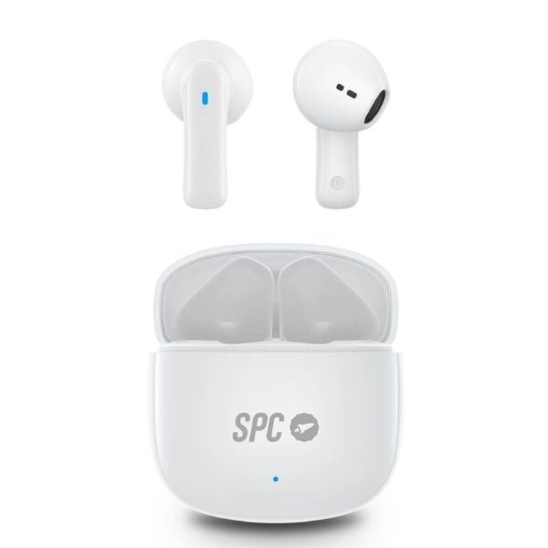 Auriculares Bluetooth SPC Zion 2 Play con estuche de carga/ Autonomía 7h/ Blancos 8436609912147 4623B