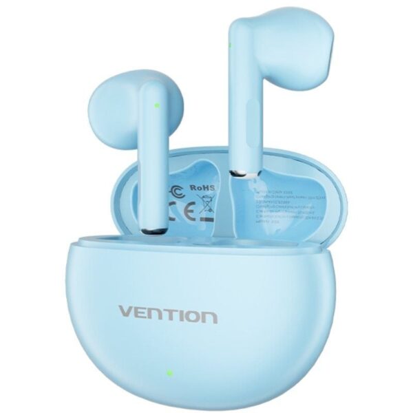 Auriculares Bluetooth Vention ELF 06 NBKS0 con estuche de carga/ Autonomía 6h/ Azules 6922794781276 NBKS0