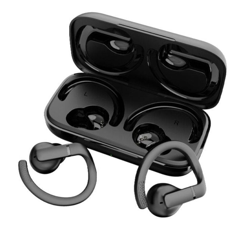 Auriculares Deportivos Bluetooth Daewoo DW2003 con estuche de carga/ Autonomía 8h/ Negros 8436533798169 DW2003