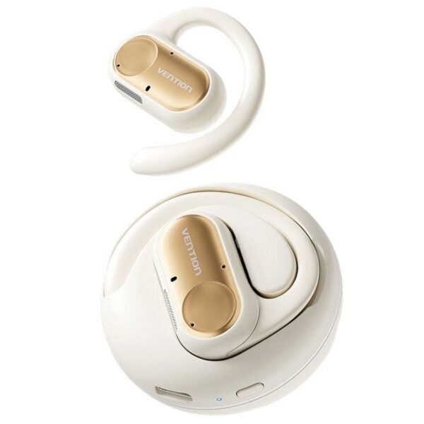 Auriculares Deportivos Bluetooth Vention Open Ear OpenBeat O11 NBPN0 con estuche de carga/ Beige 6922794783072 NBPN0