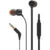 Auriculares Intrauditivos JBL Tune 160/ con Micrófono/ Jack 3.5/ Negros 6925281927645 JBLT160BLK