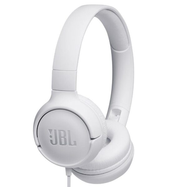 Auriculares JBL Tune 500/ con Micrófono/ Jack 3.5/ Blancos 6925281939938 JBLT500WHT
