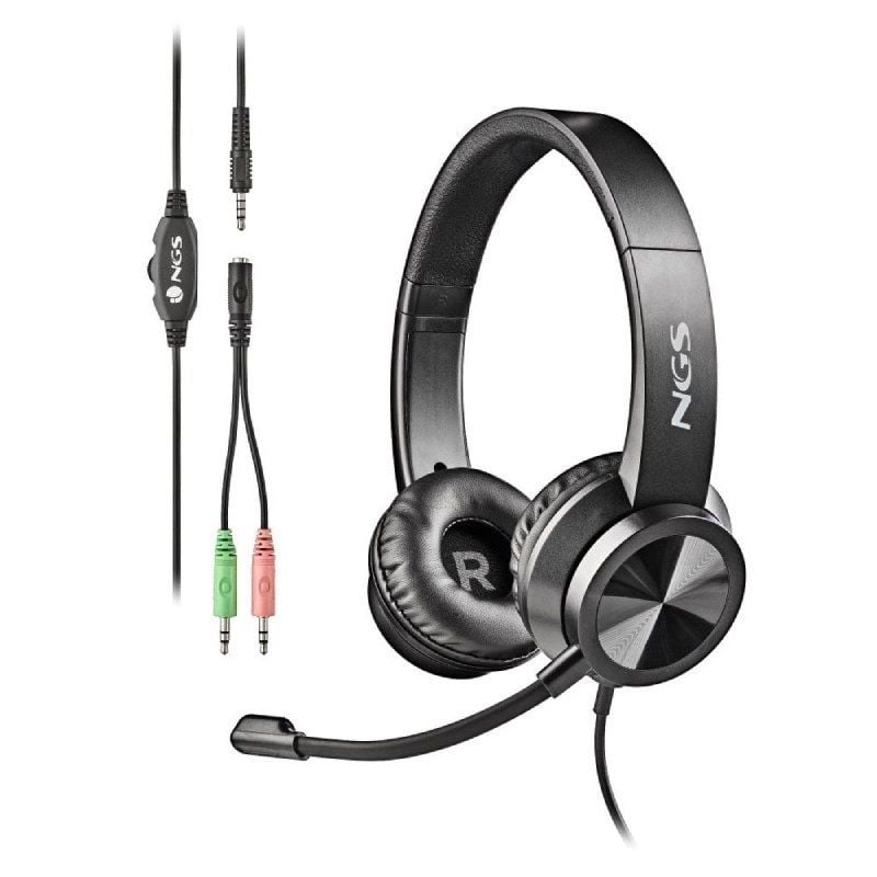 Auriculares NGS MSX 11 Pro/ con Micrófono/ Jack 3.5/ Negros 8435430620955 MSX11PRO