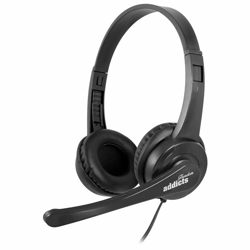 Auriculares NGS VOX505 USB/ con Micrófono/ USB/ Negros 8435430618006 VOX505USB