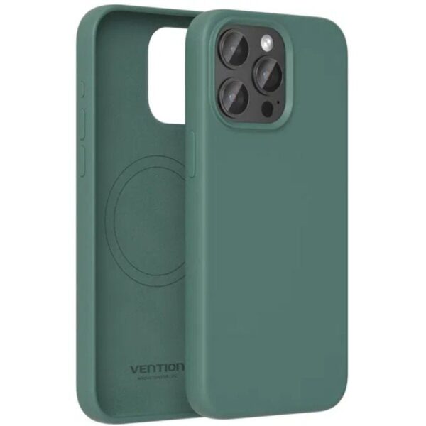 Funda Silicona con Magsafe Vention KUDG0-40/ Compatible con iPhone 13 Pro Max/ Verde 6922794787063 KUDG0-40