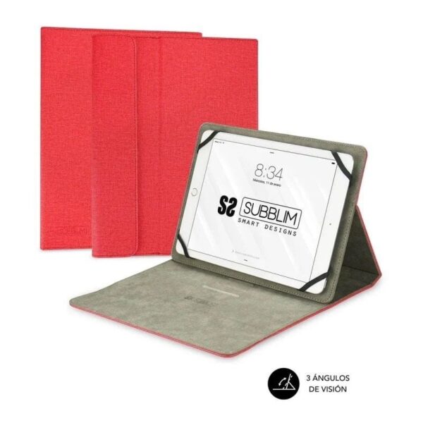Funda Subblim Clever Stand para Tablets de 9"-10.1"/ Roja 8436586740801 SUB-CUT-1CT002