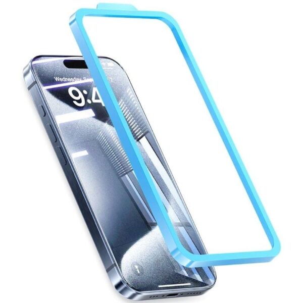 Protector de Pantalla de Cristal Templado Vention KUMTCC-20 para iPhone 15 Plus + Herramienta de Instalación 6922794788121 KUMTCC-20