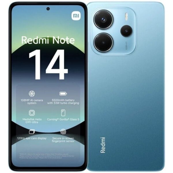 Smartphone Xiaomi Redmi Note 14 6GB/ 128GB/ 6.67"/ Azul 6932554407926