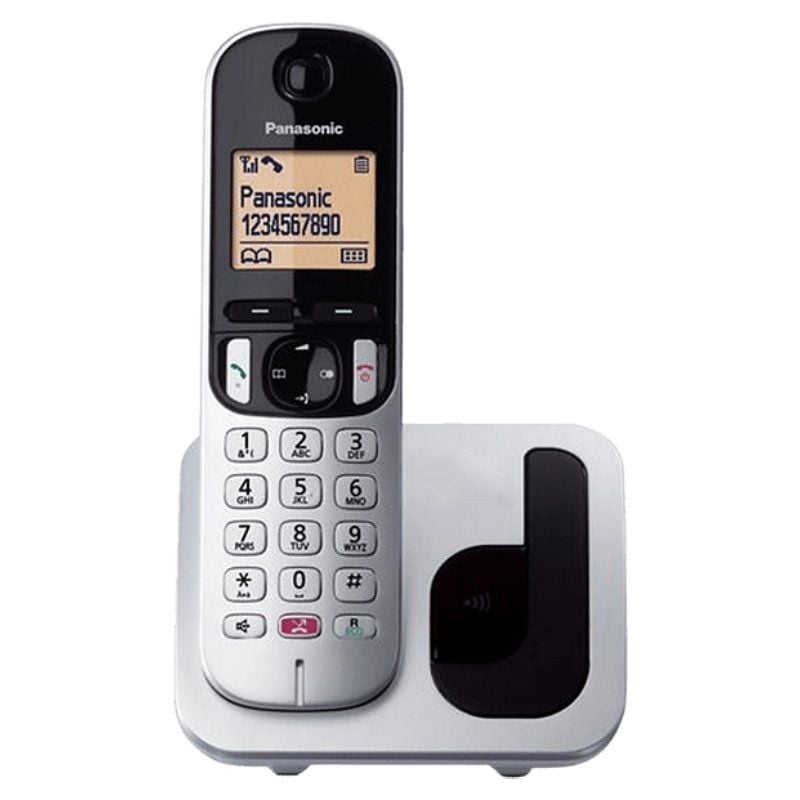 Teléfono Inalámbrico Panasonic KX-TGC250SPS/ Plata 5025232918973 KX-TGC250SPS