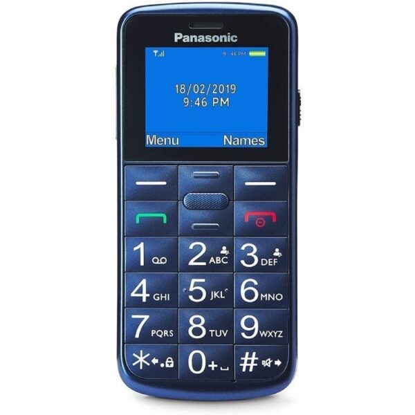 Teléfono Móvil Panasonic KX-TU110EXC para Personas Mayores/ Azul 5025232891863 KX-TU110EXC