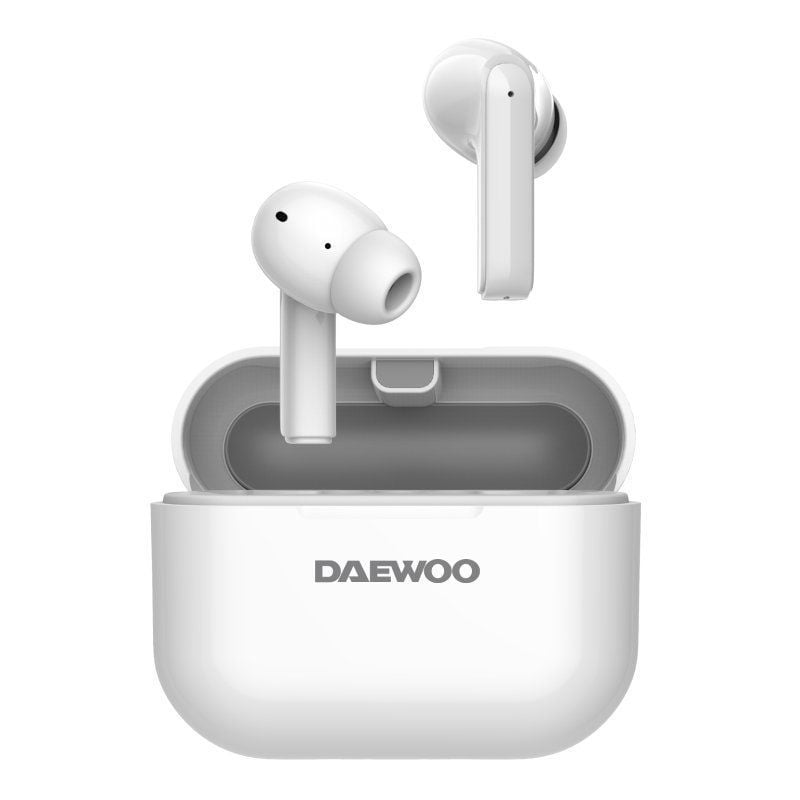Auriculares Bluetooth Daewoo DW2005 con estuche de carga/ Autonomía 6h/ Blancos 8436533798183 DW2005