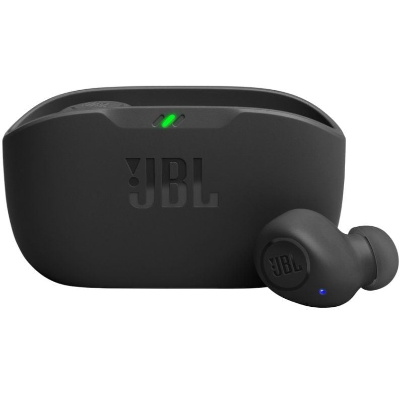 Auriculares Bluetooth JBL Vibe Buds con estuche de carga/ Autonomía 8h/ Negros 6925281961724