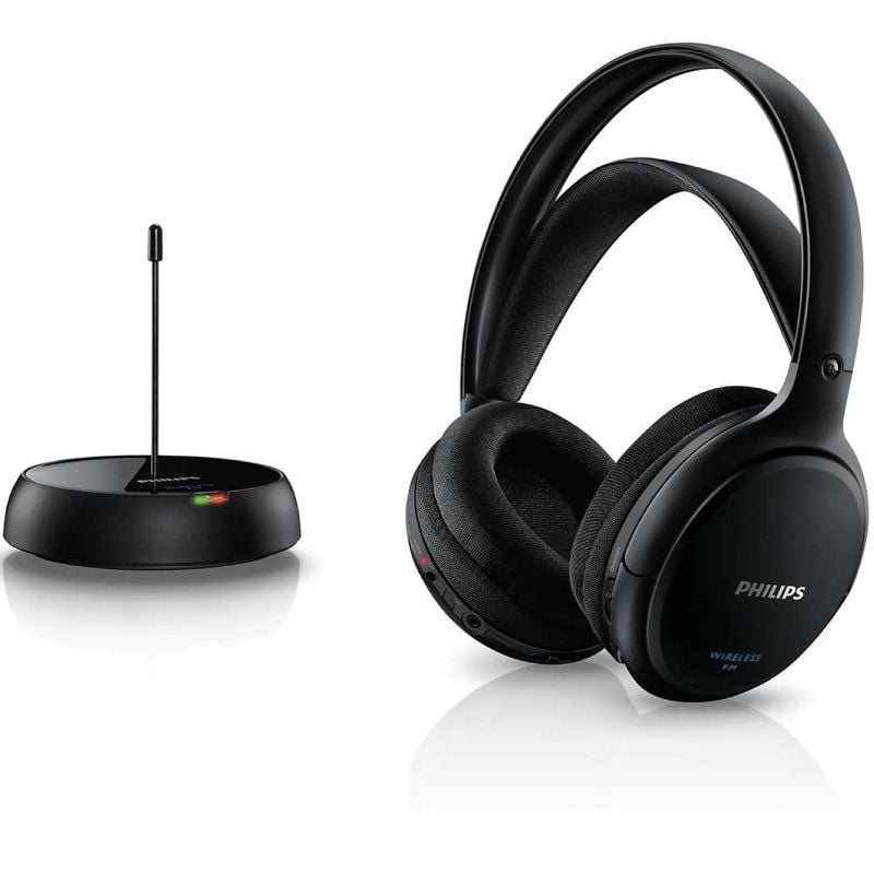 Auriculares Inalámbricos Philips SHC5200/ Radiofrecuencia/ Negros 6923410732948 SHC5200/10