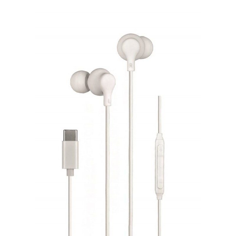 Auriculares Intrauditivos Daewoo DW2016/ con Micrófono/ USB Tipo-C/ Blancos 8436533798695 DW2016