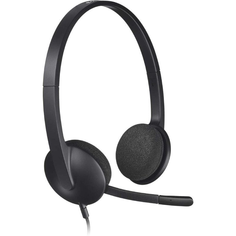 Auriculares Logitech H340/ con Micrófono/ USB/ Negros 5099206038844 981-000475
