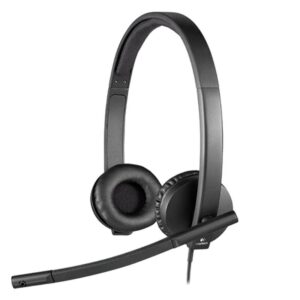 Auriculares Logitech H570E/ con Micrófono/ USB/ Negros 5099206053304 981-000575