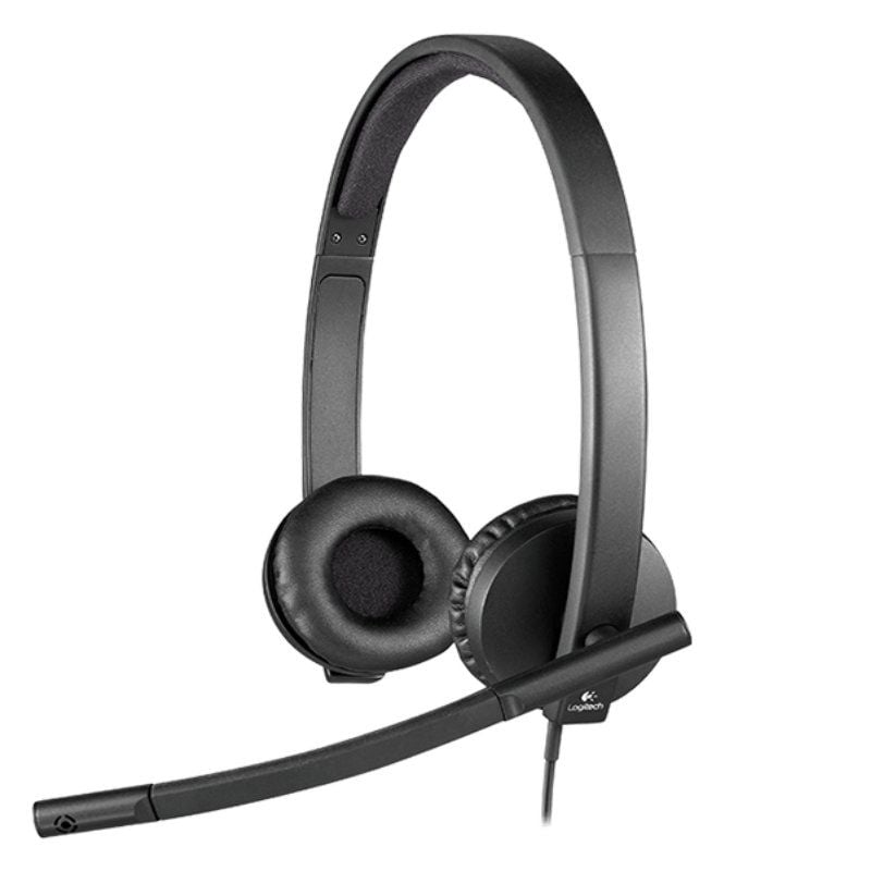 Auriculares Logitech H570E/ con Micrófono/ USB/ Negros 5099206053304 981-000575