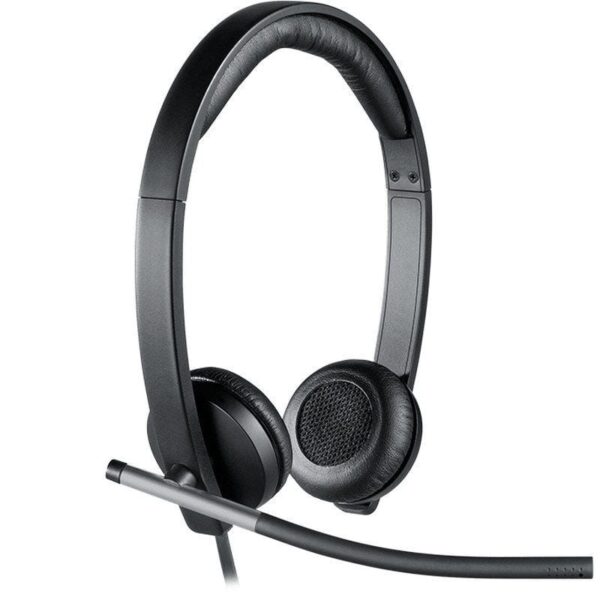 Auriculares Logitech H650e/ con Micrófono/ USB/ Negros 5099206041196 981-000519