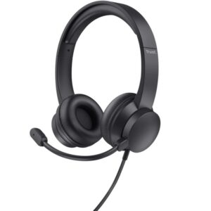 Auriculares Trust HS-201 USB/ con Micrófono/ USB/ Negros 8713439253733 25373