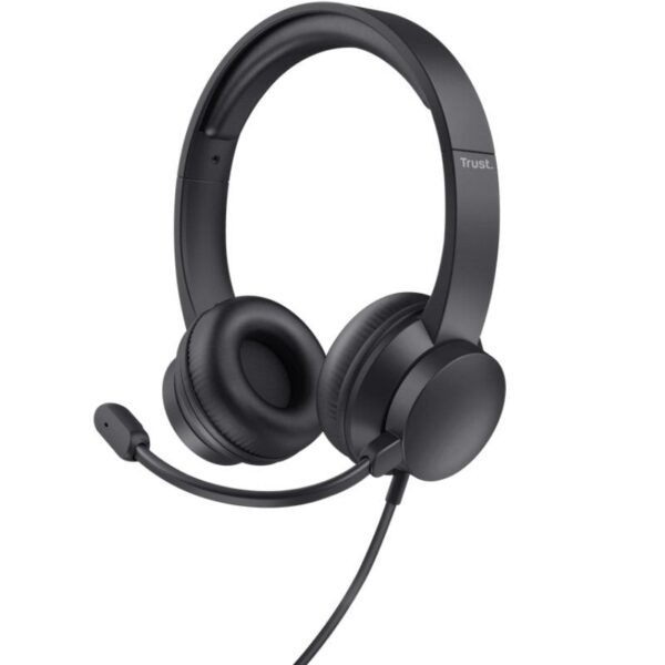 Auriculares Trust HS-201 USB/ con Micrófono/ USB/ Negros 8713439253733 25373
