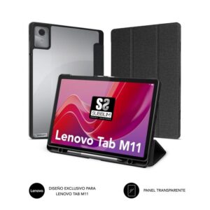 Funda Subblim Clear Shock Case CST-5SC130 para Tablet Lenovo M11 de 11"/ Negra 8436586743116 SUBCST-5SC130