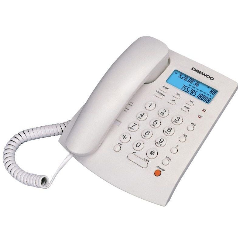 Teléfono Daewoo DW6310/ Blanco 8436533798961 DW6310