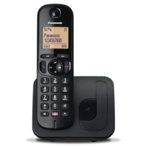 Teléfono Inalámbrico Panasonic KX-TGC250SPB/ Negro 5025232918966 KX-TGC250SPB