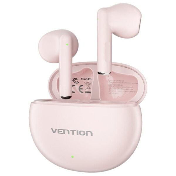 Auriculares Bluetooth Vention ELF 06 NBKP0 con estuche de carga/ Autonomía 6h/ Rosas 6922794781283 NBKP0