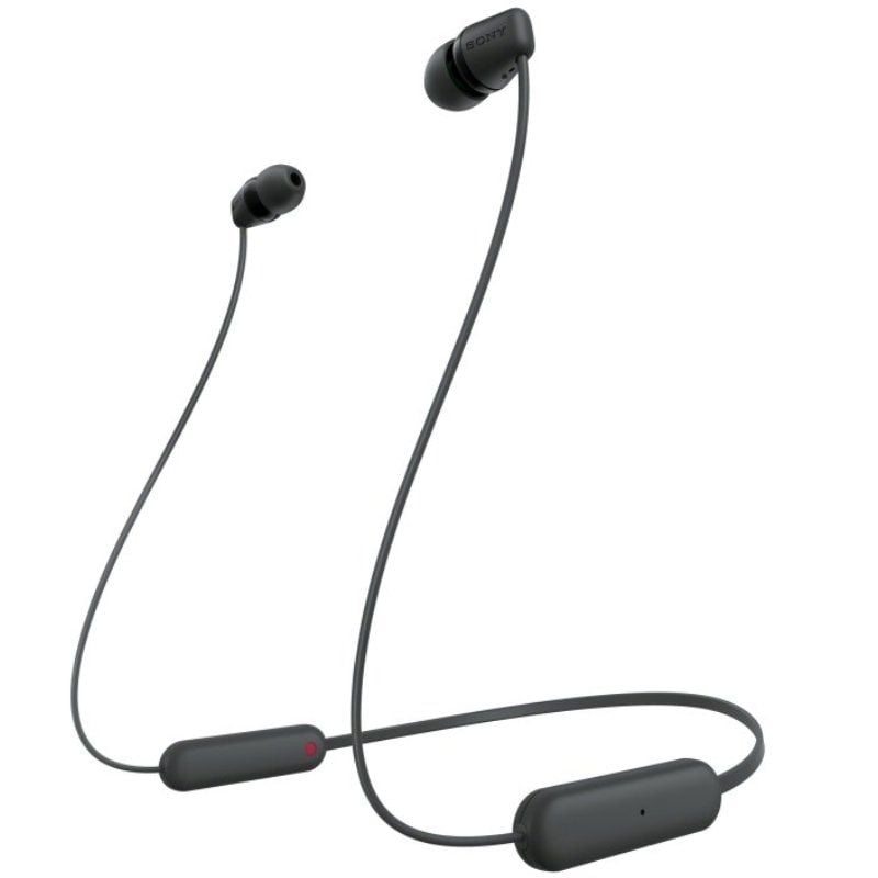 Auriculares Inalámbrico Intrauditivos Sony WI-C100/ con Micrófono/ Bluetooth/ Negros 4548736133846 WIC100B.CE7