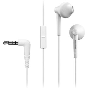 Auriculares Intrauditivos Panasonic RP-TCM55/ con Micrófono/ Jack 3.5/ Blancos 5025232882397 RP-TCM55E-W