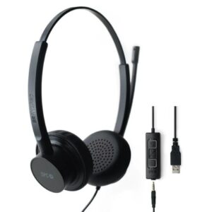 Auriculares SPC Brave Pro/ con Micrófono/ Jack 3.5/ USB/ Negros 8436609910280 4725A