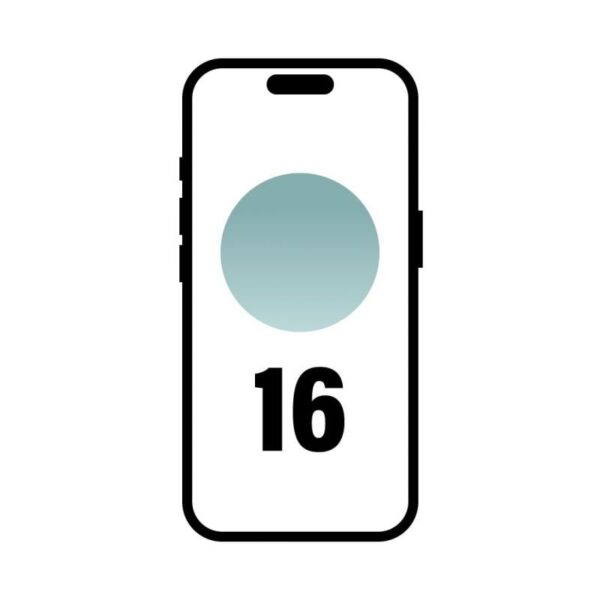 Smartphone Apple iPhone 16 128GB/ 6.1"/ 5G/ Verde Azulado 195949822612 MYED3QL/A