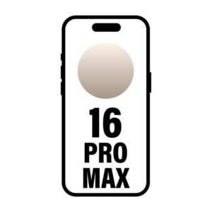 Smartphone Apple iPhone 16 Pro Max 256GB/ 6.9"/ 5G/ Titanio Color Desierto 195949806124 MYWX3QL/A