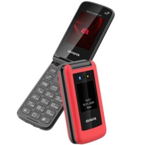 Teléfono Móvil Aiwa FP-30-4G RD para Personas Mayores/ Rojo 8435256810660 FP-30-4G/RD