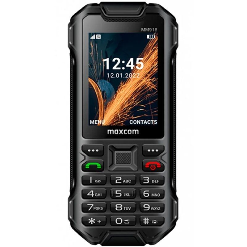 Teléfono Móvil Ruggerizado Maxcom Strong MM918 4G VoLTE/ Negro 5908235979052 MM918-BLACK V2