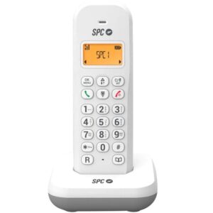 Teléfono Inalámbrico SPC Keops 7334B/ Blanco 8436542860444 7334B