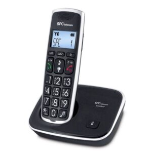 Teléfono Inalámbrico SPC Telecom 7608/ Negro 8436008709003 7608N