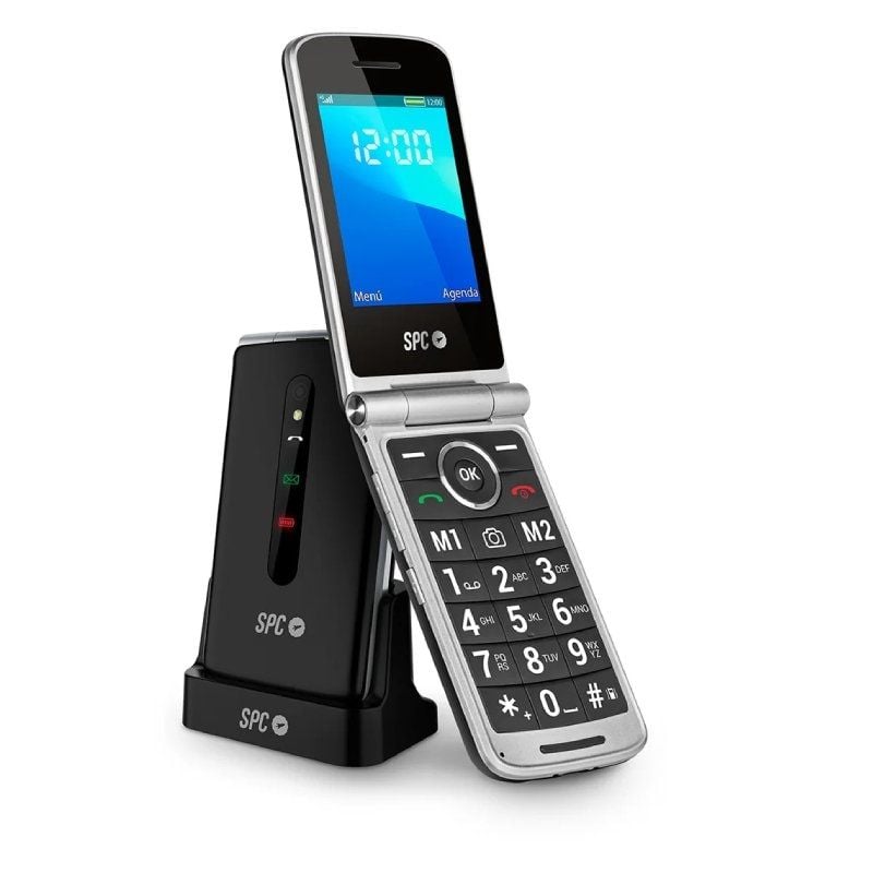Teléfono Móvil SPC Prince 4G para Personas Mayores/ Negro 8436609912390 2321NS