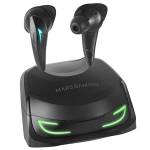 Auriculares Bluetooth Mars Gaming MHI-Ultra con estuche de carga/ Autonomía 7-8h/ Negros 8435693100102 MHIULTRA
