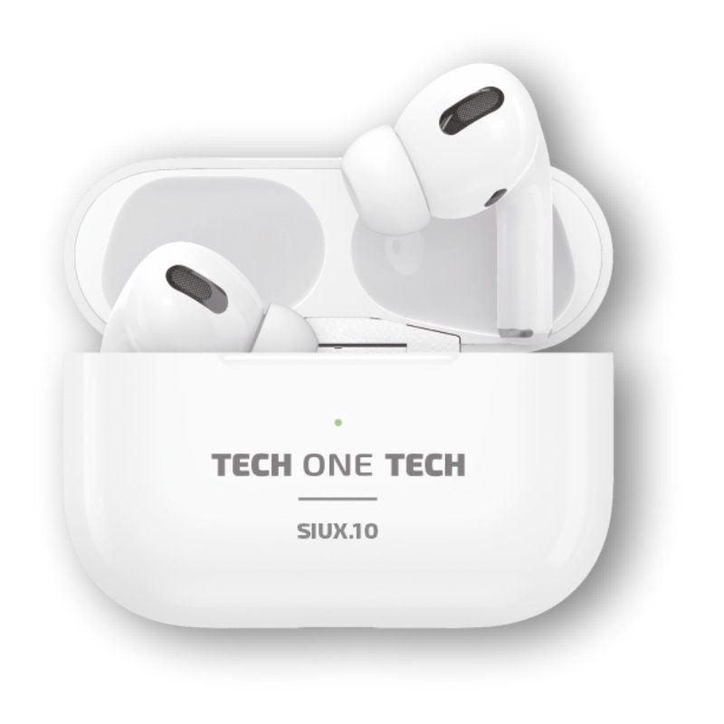 Auriculares Bluetooth Tech One Tech SIUX.10 TEC1410/ con estuche de carga/ Autonomía 5h/ Blancos 8436546594307 TEC1410