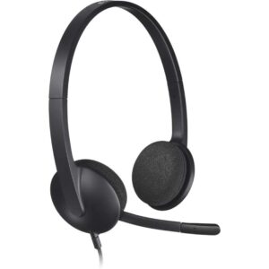 Auriculares Logitech H340/ con Micrófono/ USB/ Negros 5099206038844 981-000475