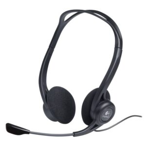 Auriculares Logitech Headset PC 960/ con Micrófono/ USB/ Negros 5099206008441 981-000100