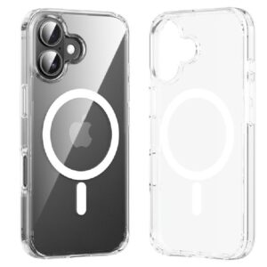 Funda Dura con Magsafe Vention KUGT0-40/ Compatible con iPhone 16 Pro Max/ Transparente 6922794788237 KUGT0-40