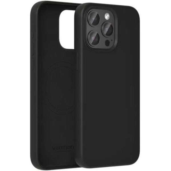 Funda Silicona con Magsafe Vention KUDB0-30/ Compatible con iPhone 13 Pro/ Negra 6922794786851 KUDB0-30