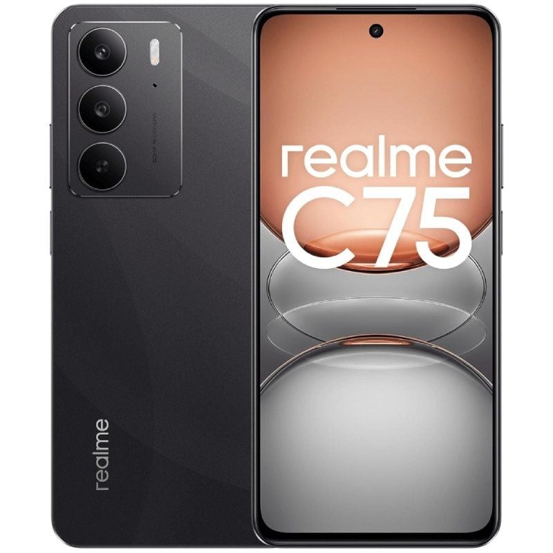 Smartphone Realme C75 8GB/ 128GB/ 6.72"/ Negro 6941764450066 C75 8-128 BK